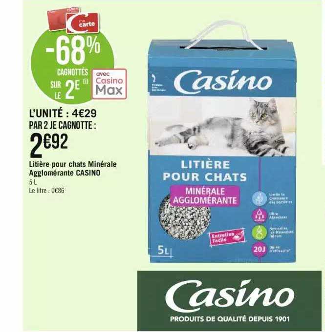 Offre Litière Agglomérante Coshida chez Lidl