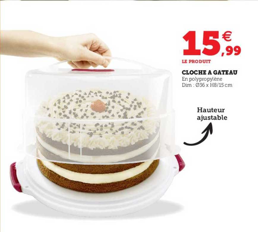 Offre Cloche A Gateau Chez Super U