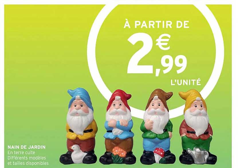 Promo Nain De Jardin chez Intermarché iCatalogue.fr