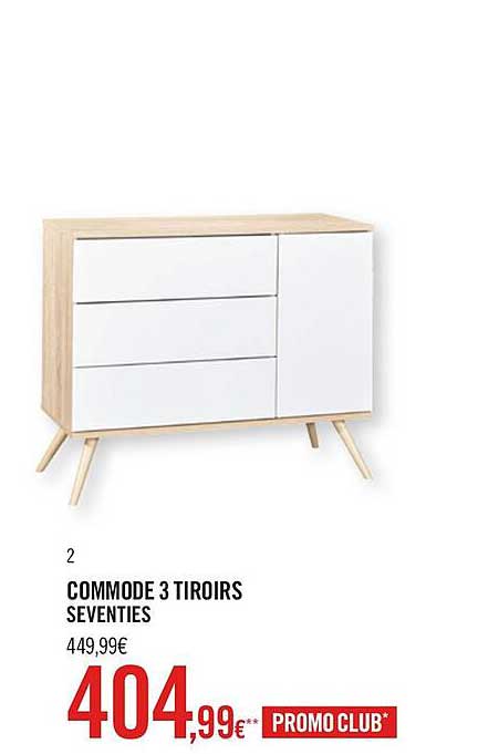 Offre Commode 3 Tiroirs Seventies Chez Orchestra