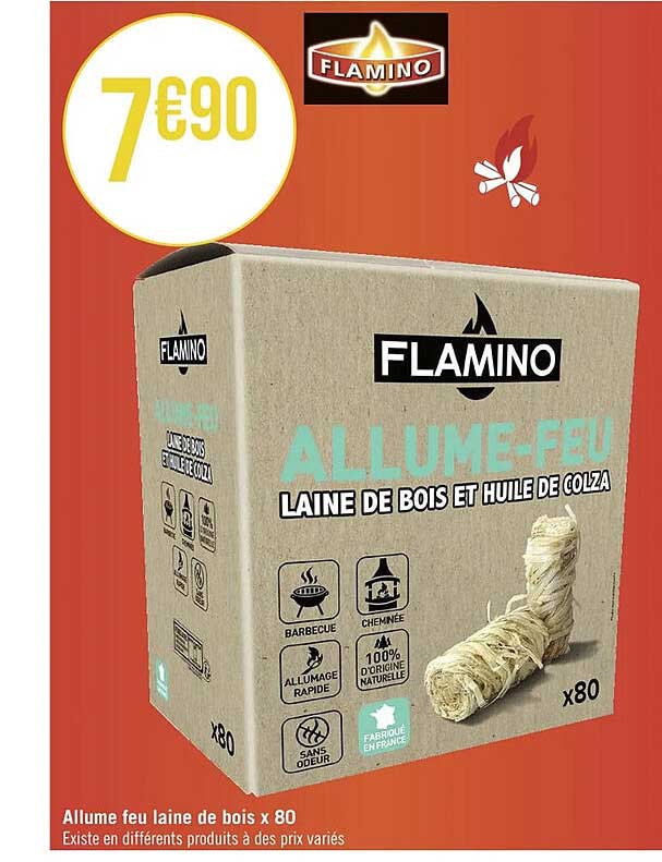 Laine de bois FLAMINO - Flamino