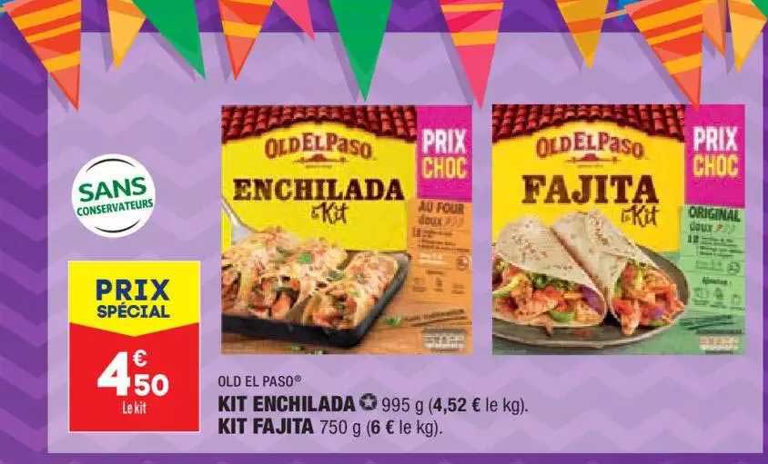 Promo Kit Enchilada, Kit Fajita chez Aldi iCatalogue.fr