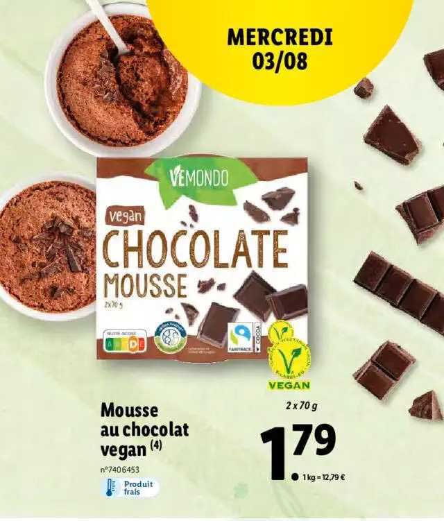 Lidl Mousse Au Chocolat Vegan