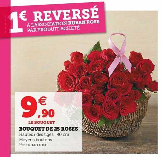 Offre Bouquet De 25 Roses chez Super U