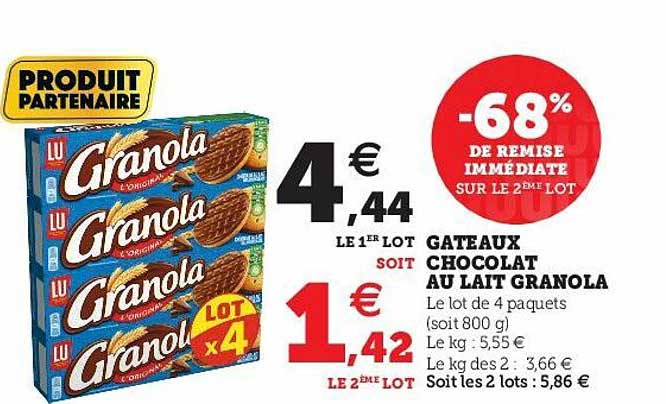 Offre Granola Bio Dukan Chez Carrefour