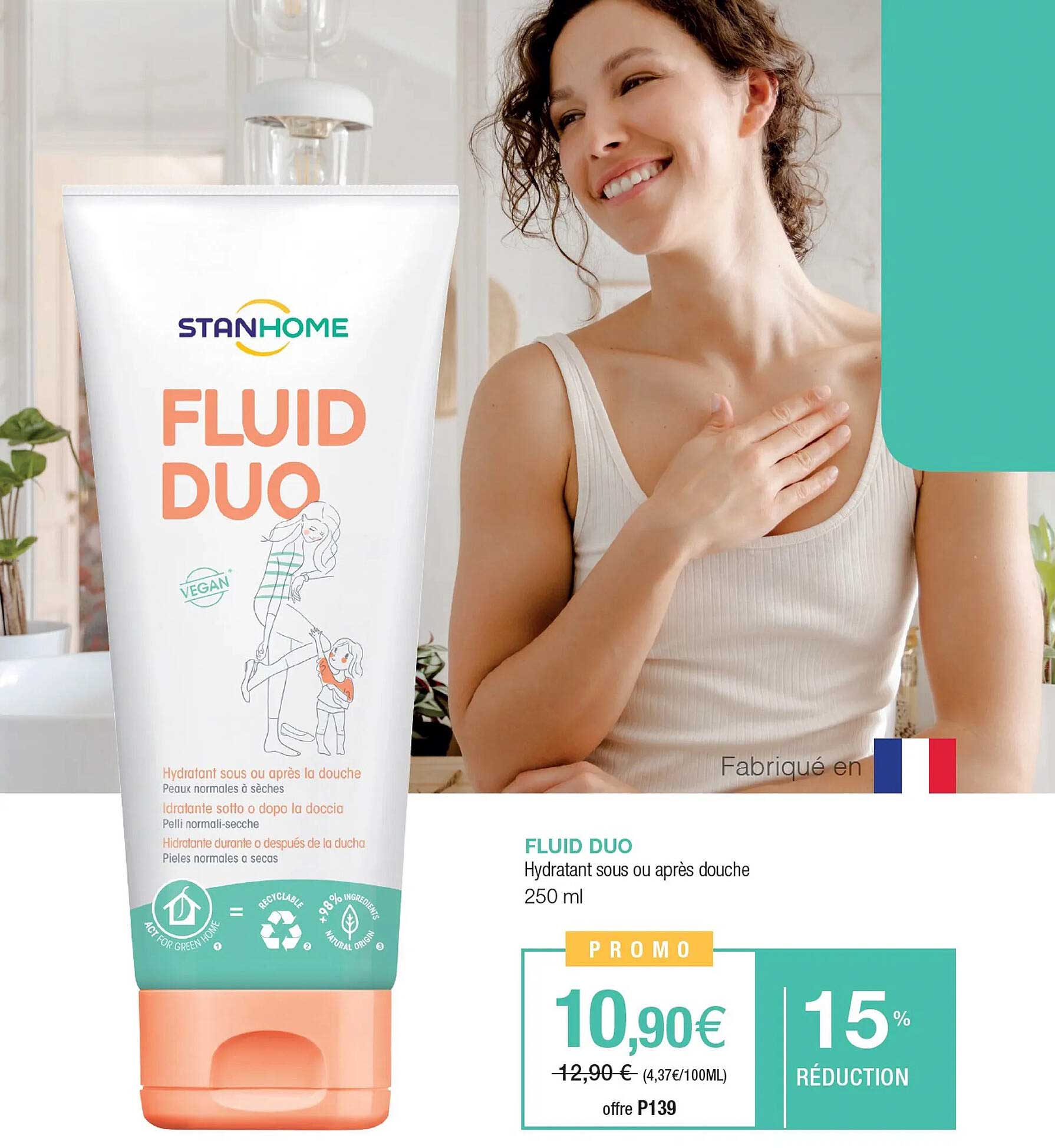 Offre Fluid Duo Stanhome chez Stanhome