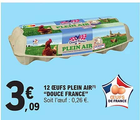Prix 12 Ufs Plein Air Leclerc