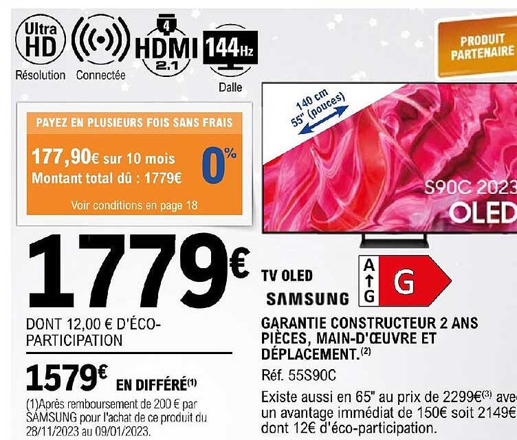 Tv Samsung 140 Cm Promo