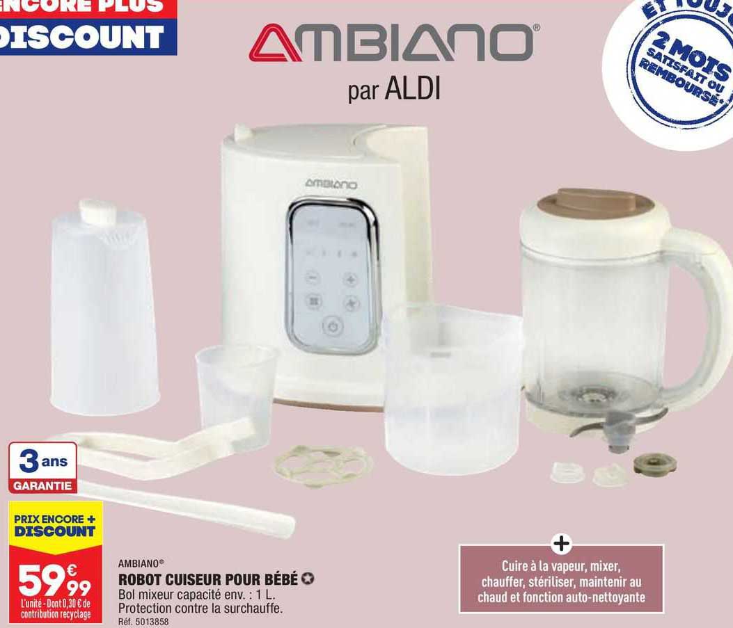 AMBIANO® Mini hachoir ėlectrique à bas prix chez ALDI
