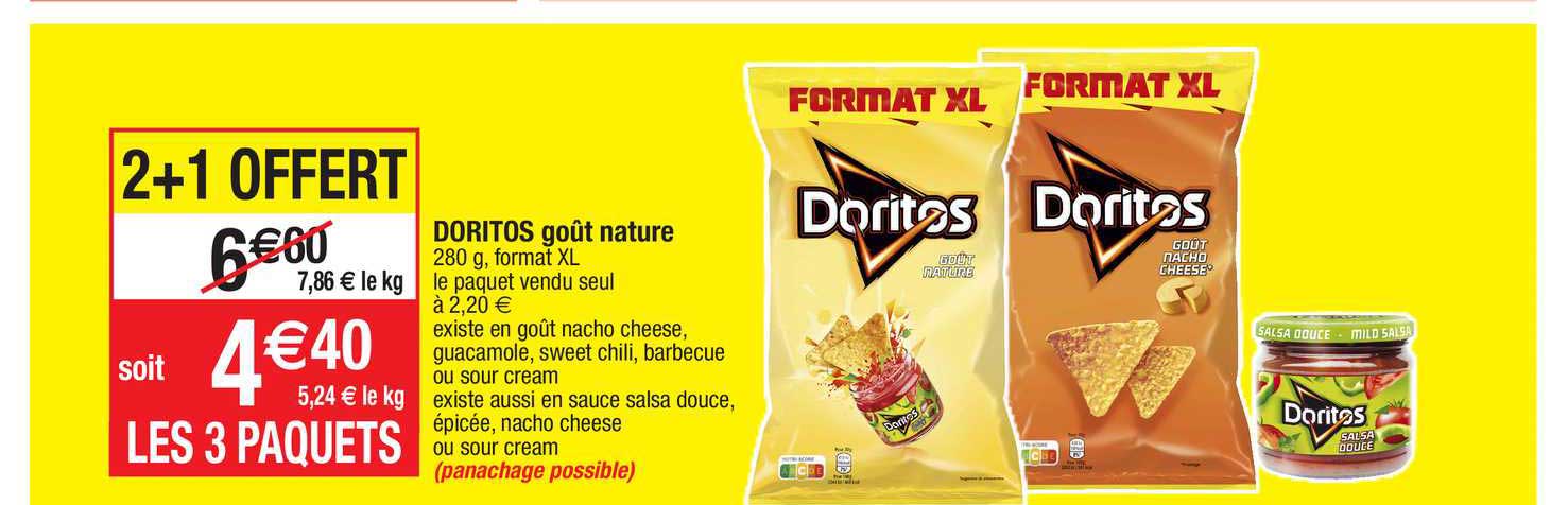 Offre Doritos Gout Nature Chez Migros France