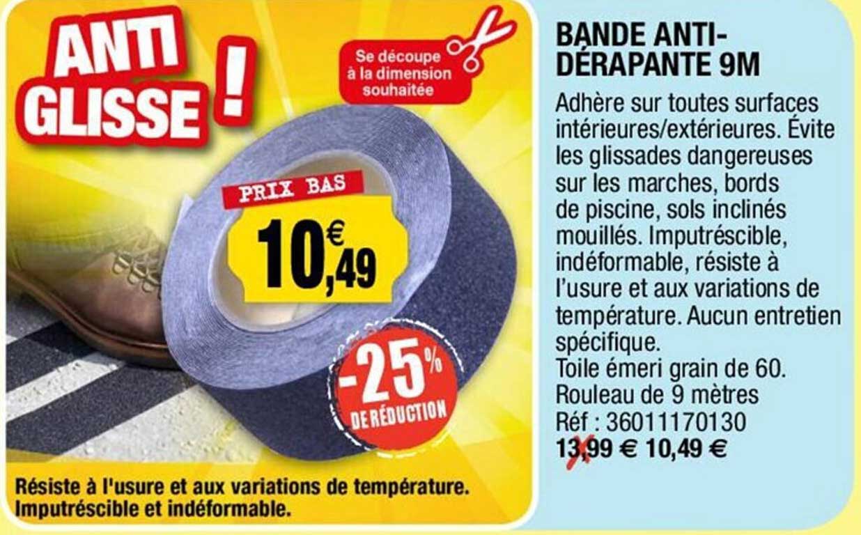 Nez de marche adhésif antidérapant – Accessibilité et handicap