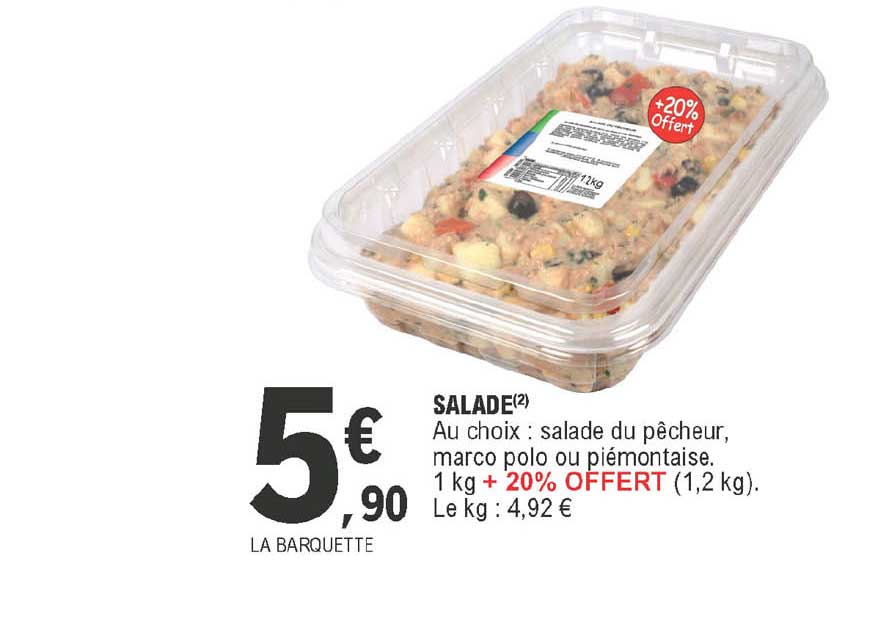 Promo Salade chez E.Leclerc - iCatalogue.fr