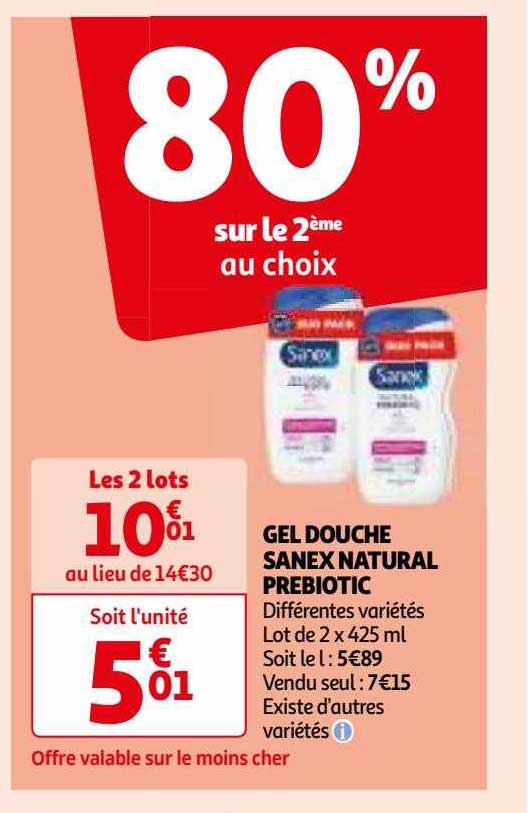 Sanex Atopiderm Duschgel - Für Atopische Haut, 600ml Mit Prebiotic