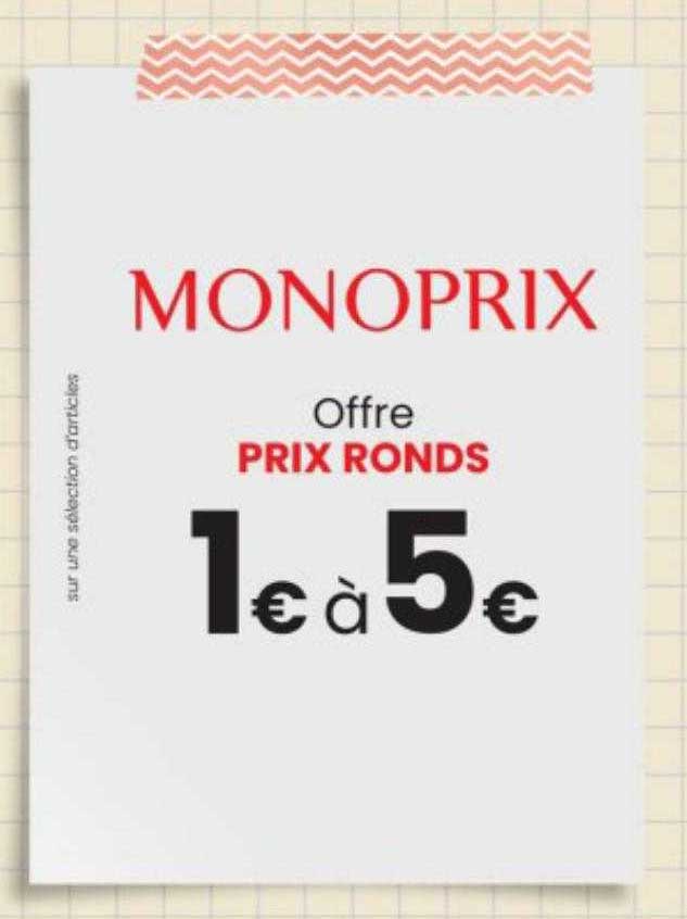 Promo Monoprix Chez Monoprix Icataloguefr 