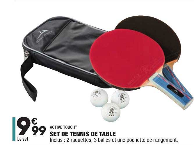 Offre Set De Tennis De Table Active Touch chez Aldi