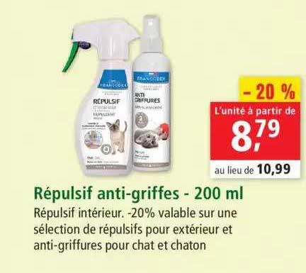 Offre Repulsif Anti Griffes 0 Ml Chez Maxi Zoo Offre Repulsif Anti Griffes 0 Ml Chez Maxi Zoo