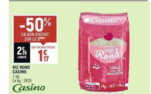 Promo Riz Rond Casino chez Casino Shop - iCatalogue.fr