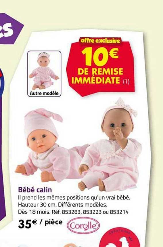 Offre Bebe Calin Corolle Chez La Grande Recre