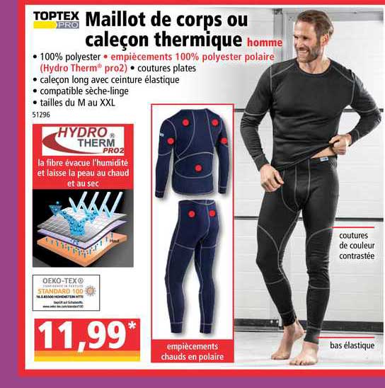 Maillot De Corps Thermique Avec Cagoule Intégrée - Chaud Et Respirant Pour Le Ski Et L'hiver