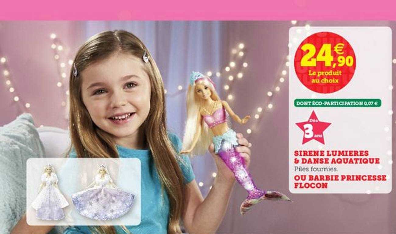 Barbie - Sirène Lumières & Danse Aquatique