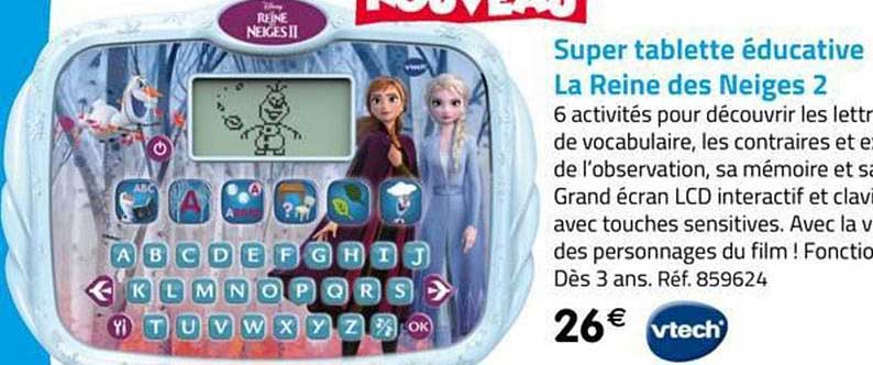 VTech La Reine des Neiges II - Frozen II - Super tablette
