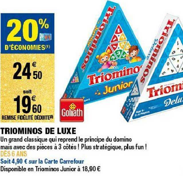 Promo Triominos Deluxe chez Carrefour