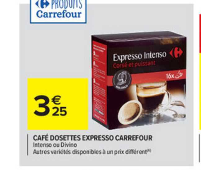 Promo SPRESSO MALONGO dosettes de café 123 chez Carrefour Market