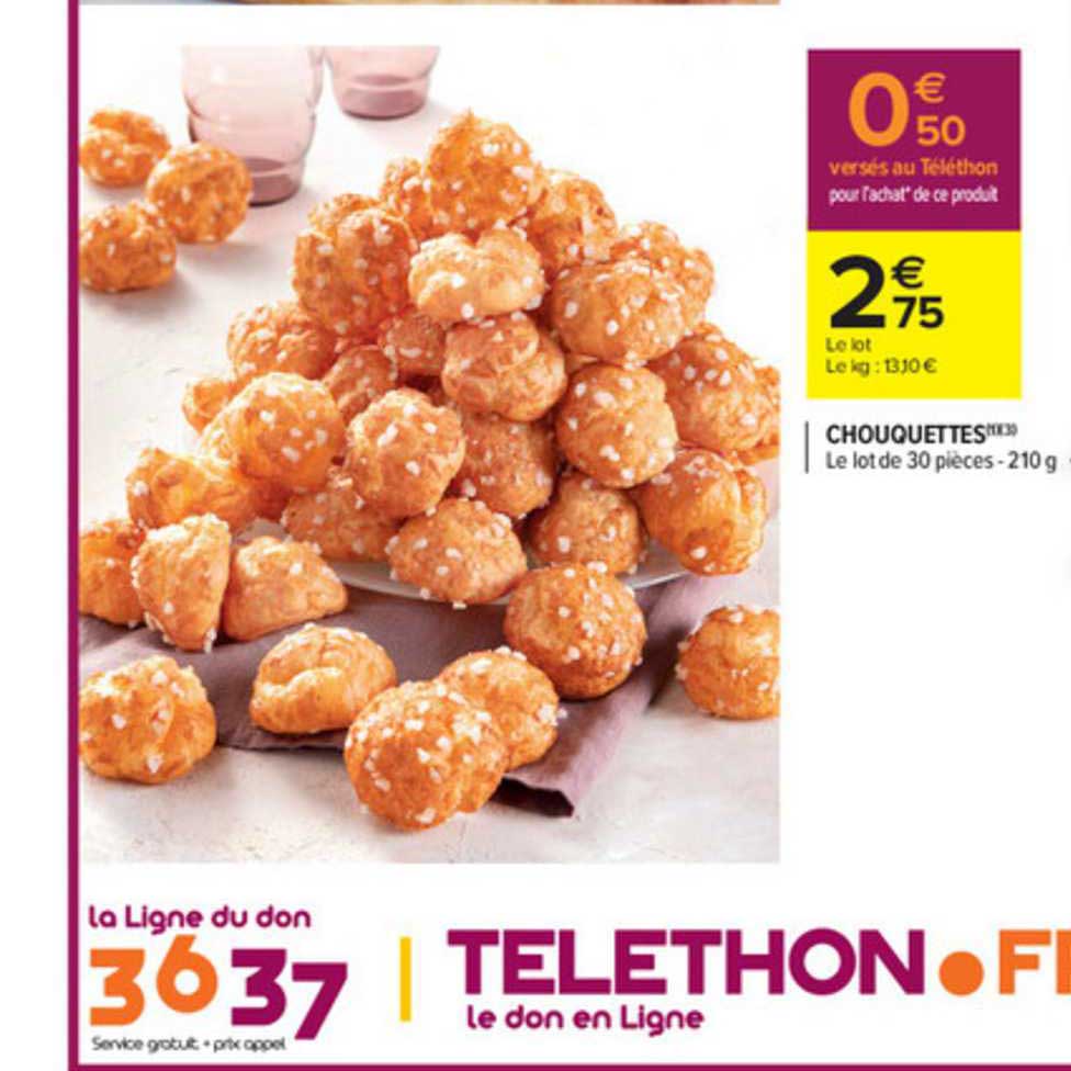 Promo Chouquettes chez Carrefour Market - iCatalogue.fr