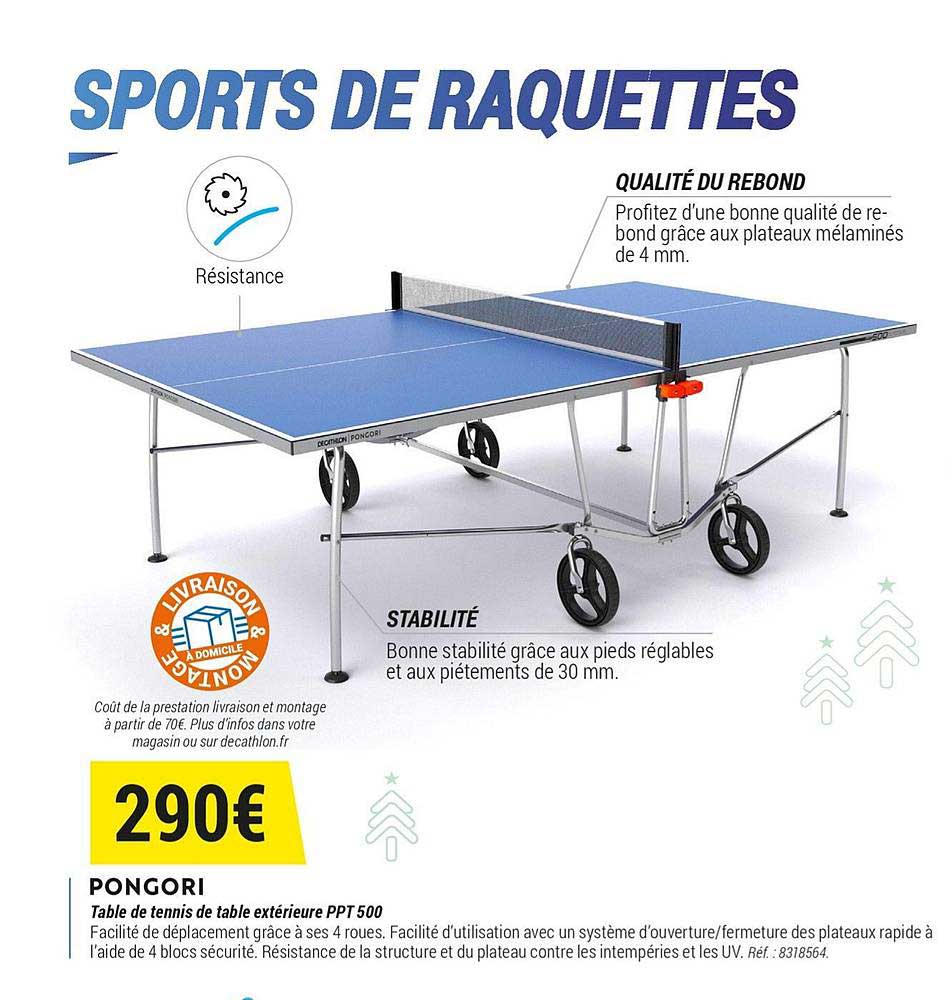 Decathlon Pongori Table De Tennis De Table Extérieure Ppt 500