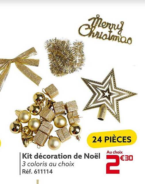 Promo Kit Décoration De Noël chez GiFi iCatalogue.fr