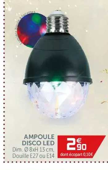 Promo Ampoule disco LED chez Gifi
