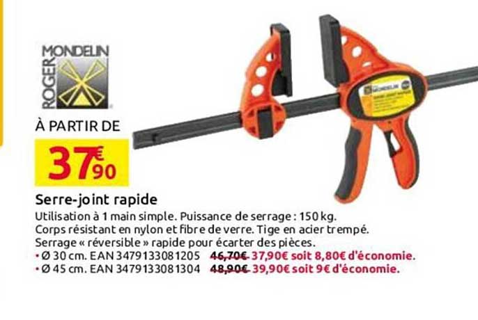 Serre Joint Rail En T - Lot De 2 Pinces Pour Travail Du Bois/Métal, Alliage Aluminium