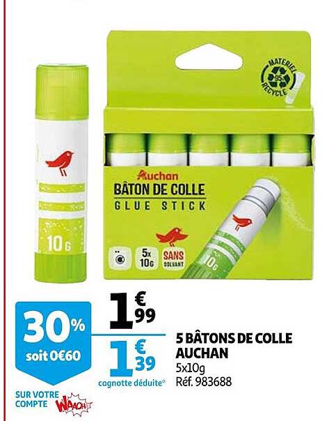 Auchan - Colle gel cyanoacrylate 3g