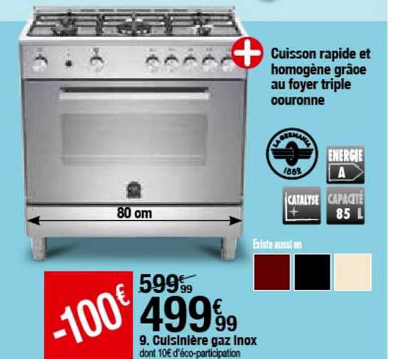 Offre Cuisiniere Gaz Inox Chez But