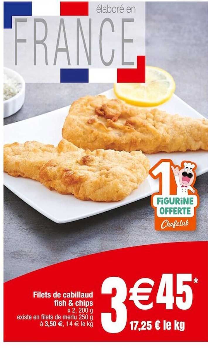 Promo Filets De Cabillaud Fish & Chips chez Cora - iCatalogue.fr