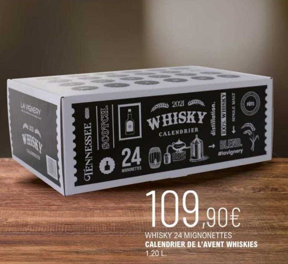 Calendrier de l'avent Whisky - 24 mignonnettes
