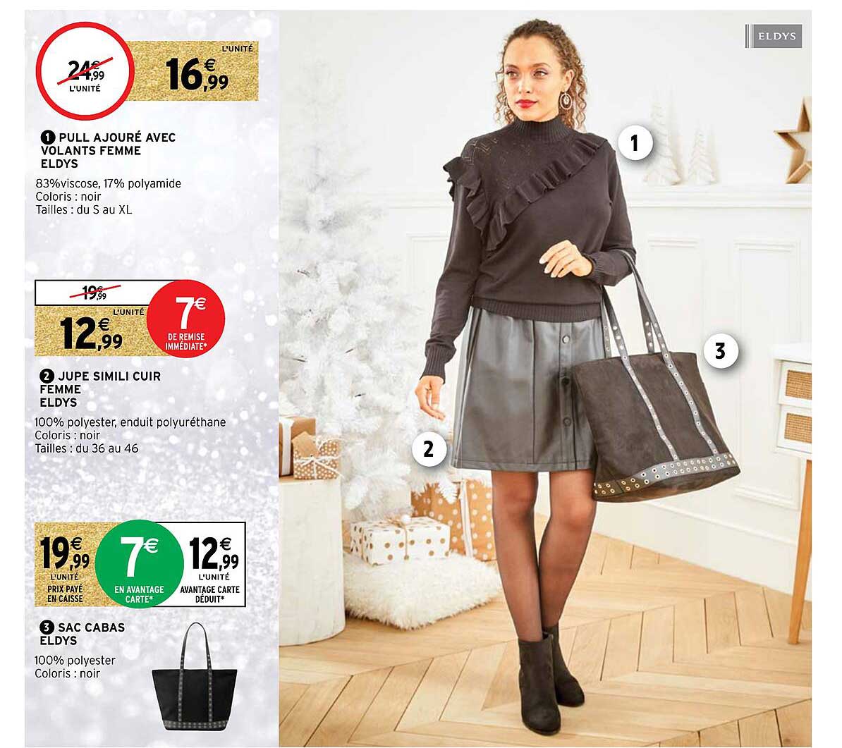 Promo Pull Ajour Avec Volants Femme Eldys Jupe Simili Cuir Femme Promo Pull Ajour Avec Volants Femme Eldys Jupe Simili Cuir Femme
