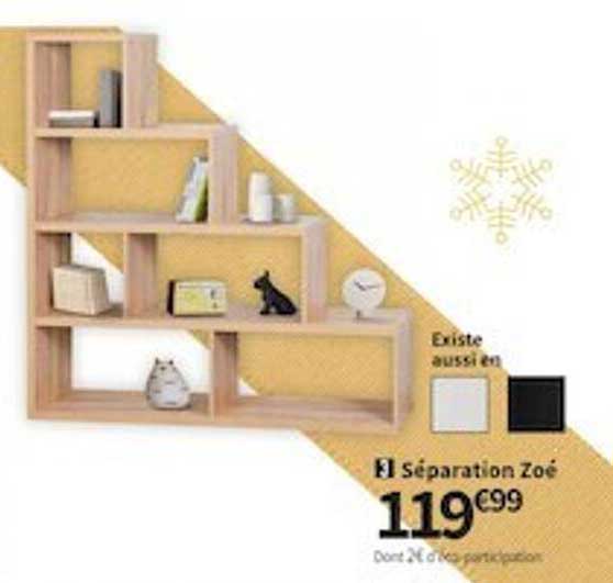 Promo Séparation Zoé chez Conforama iCatalogue.fr