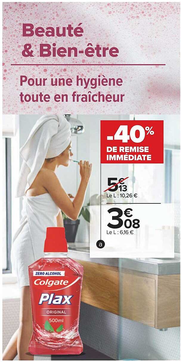 Colgate Promo Promo Colgate Plax chez Carrefour - iCatalogue.fr