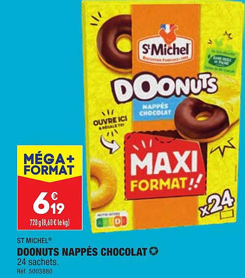 Aldi Doonuts Nappés Chocolat St Michel