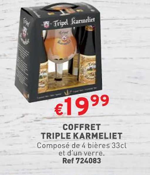 Promo Coffret Triple Karmeliet chez E.Leclerc