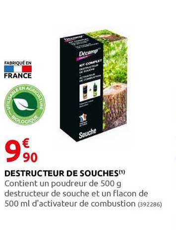 Promo Destructeur De Souches Chez Rural Master Icatalogue Fr