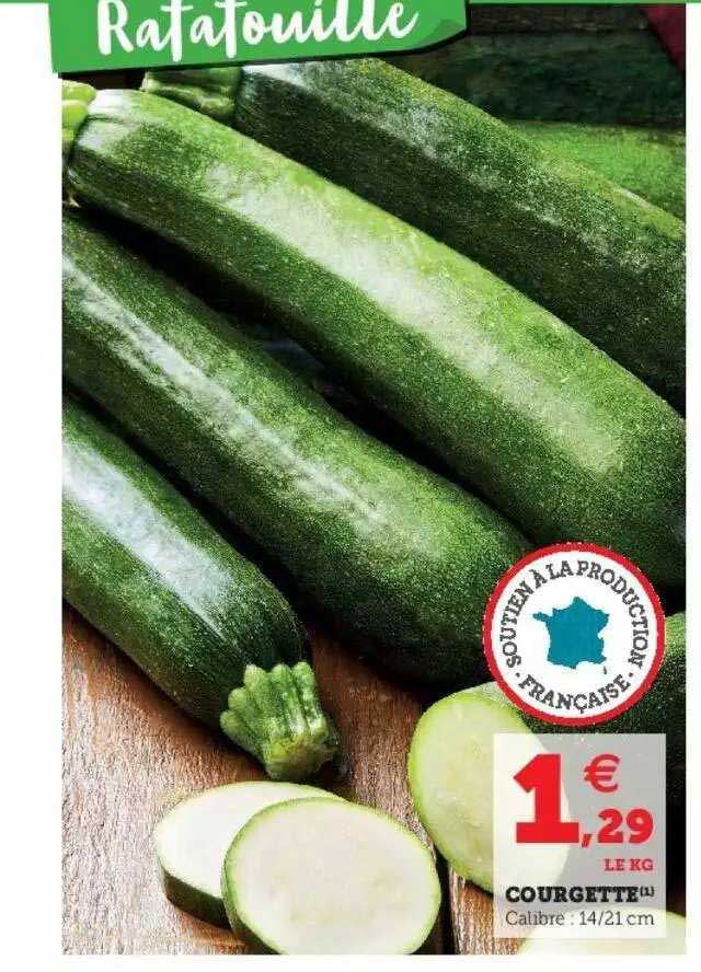 Promo Courgette chez Super U - iCatalogue.fr