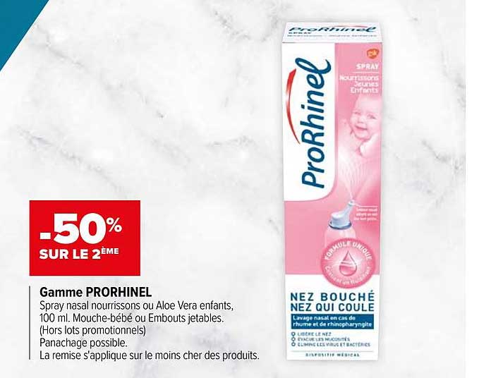 Offre Gamme Prorhinel Chez Carrefour