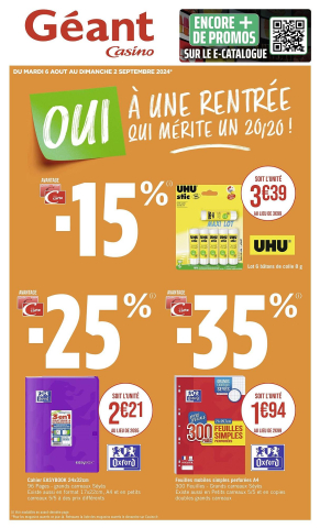 Promo Farine De Blé Fluide Casino chez Casino Supermarchés