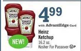Price Chopper Heinz Ketchup