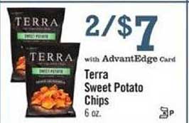 Price Chopper Terra Sweet Potato Chips
