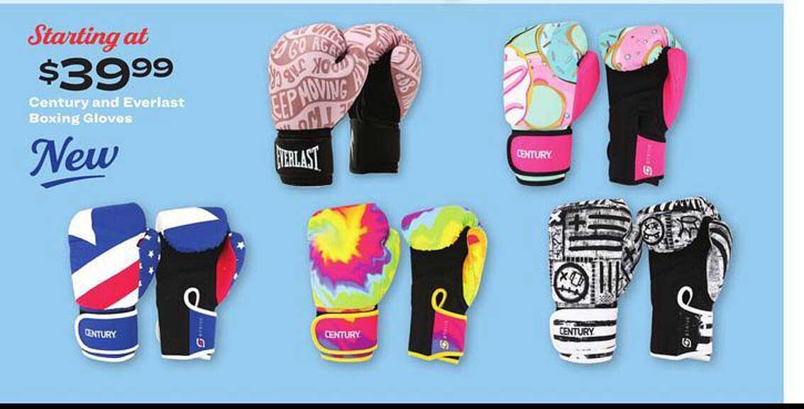 Academy Century And Everlast Boxing Gloves