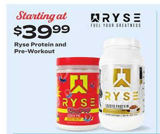 Academy Ryse Protein And Pre-workout