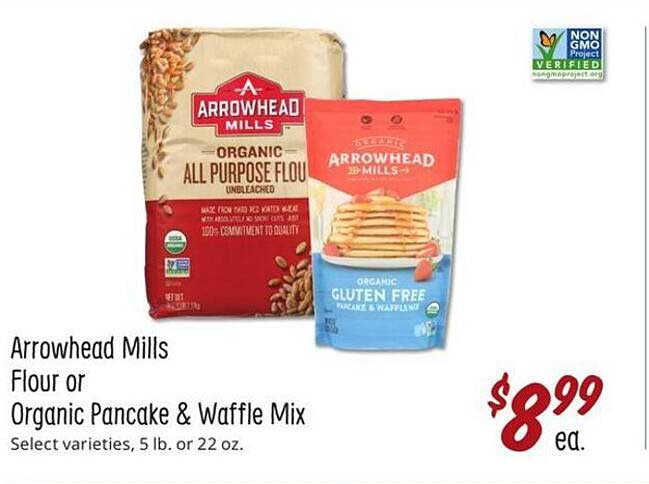 Sprouts Farmers Market Arrowhead Mills Flour Or Organic Pancake & Waffle Mix